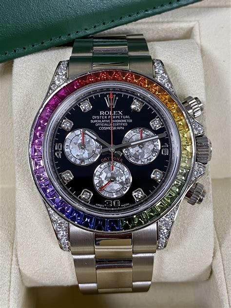 rolex multicolor daytona|Rolex daytona white gold price.